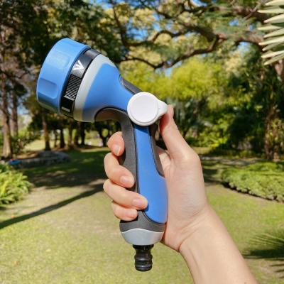 China Variable Flow Control 5 Patterns Water Sprayer Head Ultralight Ergonomic Handle Soft Thumb Grip Sprayer Bubble Control Hose Nozzle Garden Hose Nozzle Equipment for sale