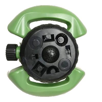 China Garden Water Lawn Sprinkler 8 Models Tureet Stable High Impact Plastic Base Sprinkler For Irrigation for sale