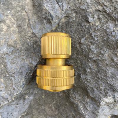 China Easy To Snap In The Garden 3/4 Inch Brass Quick Connector Quick-Connect Fitting Female Coupling for sale