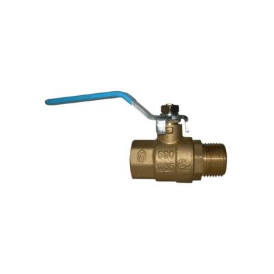 China Brass Connection Garden Water Pipe Fitting With Cut Out Ball Valve for sale