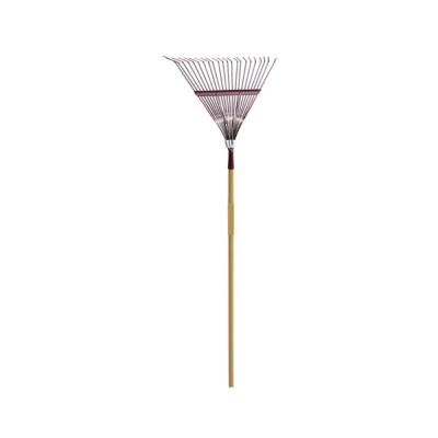 China Garden Rake Leaf Rake Tempered Steel Teeth For Lawn Garden Hand Rake Effective Yard Leaves And Other Debris Gather Grass Rake for sale