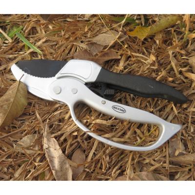 China Anti-Slip Handle Pruner Blade Garden Hand Non-Stick Coating Steel Shears for sale