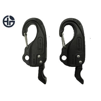 China Heavy Duty Adjustable Hook Rope Tightener Aluminum Outdoor Campingb Bike Knot Rope Tightener for sale