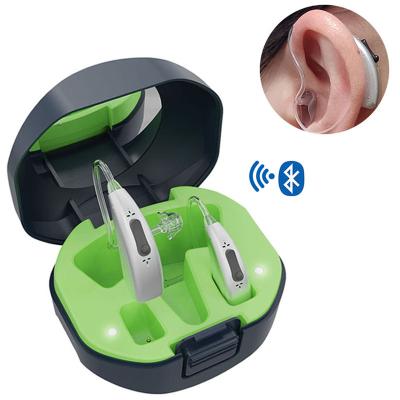 China High quality rechargeable digital bluetooth hearing aid box digital bluetooth hearing aids for seniors for sale