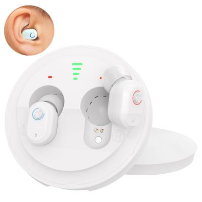 China Digital Ric Top Products 2023 Rechargeable Dock Rank Invisible Charging Hearing Aid for sale