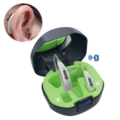 China Digital rechargeable bluetooth wireless app controlled rechargeable bluetooth digital ear box hearing aid for adults advanced hearing loss for sale