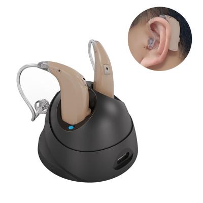 China Rechargeable Wireless Hearing Amplifier Digital Bluetooth BTE USB Hearing Aids Bluetooth Earphone for Deaf for sale