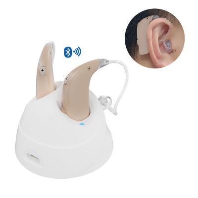 China Digital Rechargeable Bluetooth App Controlled Sound Hearing Aids Amplifier Rechargeable Bluetooth Hearing Aid for sale