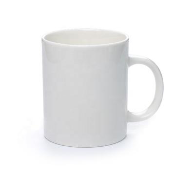 China Sustainable Cup Coffee Mugs Cups Ceramic Empty Bulk Simple White Porcelain for sale