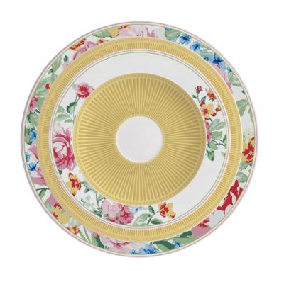 China Viable Wedding Dish Set Nodic Kitchen Dining Dishes Dinnerware Set Dinnerware Set Floral Porcelain Porcelain Ceramic Dinnerware Sets for sale