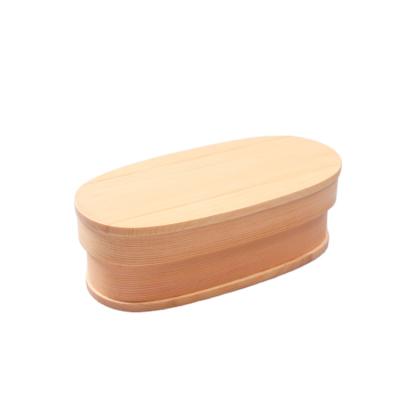 China Freshness Keeping New Design Cute Wooden Picnic Boxes Potluck Lunch Box For Kitchen Snack Bento Box for sale