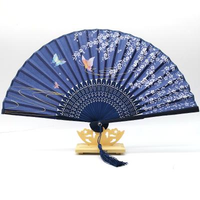 China China Student Bamboo Antique Female Chinese Style Small Student Gift Folding Antique Fan for sale