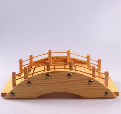 China Japanese Restaurant Sustainable General Use Bamboo Wooden Sushi Sashimi Serving Bridge Dish for sale