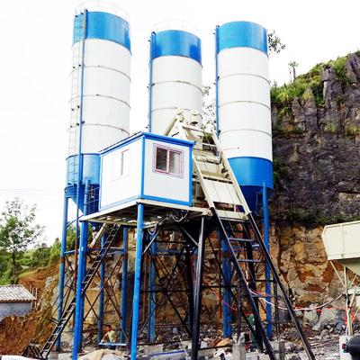 China Jinlong Brand HZS50 50m3/h Mini Plants Concrete Batching Plant Automatic Building Material Stores Concrete Molds Blocks for sale