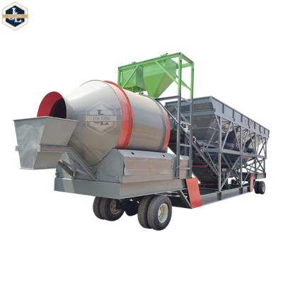 China Building Material Shops New Type Advanced Automatic Drum Mixing Plant Mobile Concrete Batching Plant For Sale Price for sale