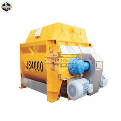 China Building Material Shops Factory Price Large Capacity Stationary Self Loading Binding Twin Shaft JS Concrete Mixer Machine for sale