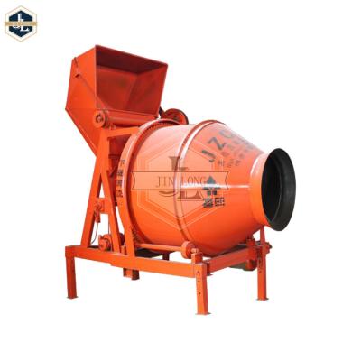 China Trailer Mounted Drum Mechanical Diesel Mixer Machine Construction Material Stores Electric Concrete Cement Mixer for sale