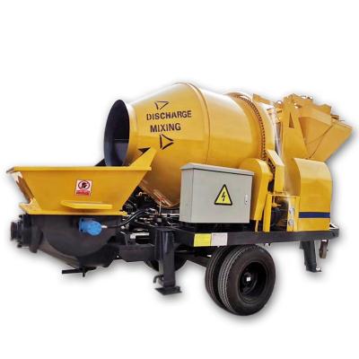 China Mini Concrete Mixer JBS30 Portable Construction Material Stores Pump Trailer Mobile Electric Concrete Mixer 30m3/h Pump For Sale for sale