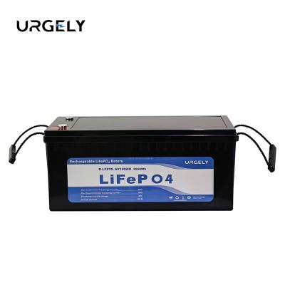 China Home Appliances Urgely Iron Lithium Battery 24v 100ah 200ah 24 Volt 50ah 250ah 150ah Ion Phosphate Cold Weather Price for sale