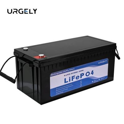 China Home Appliances Urgely Li Ion 24v 100ah Lithium Ion 25.6v 200ah 50ah Lifepo4 24 Volt Phosphate Rechargeable Battery Price for sale