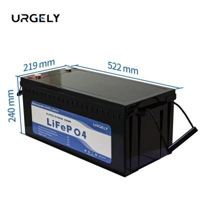 China Home Appliances Urgely New Grade Quality Lifepo4 12v 100ah Bluetooth Lithium Iron Phosphate Solar Power Battery Pack for Rv Factory for sale