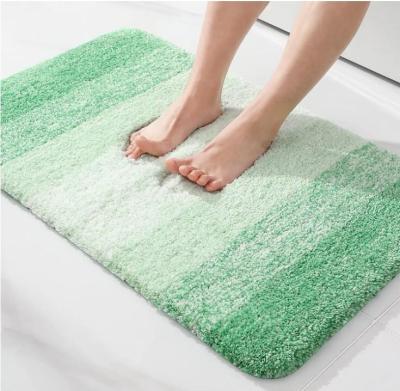 China QJMAX Flannel Floor Mat For Kitchen And Bathroom Entrance Hotel Modern High Quality Absorbent Bath Mat for sale