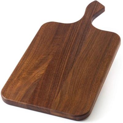 China Beautiful Walnut Wood Rectangular Paddle Cutting Board Serving Set Viable For Meat Cheese Vegetables Kitchen Tools for sale