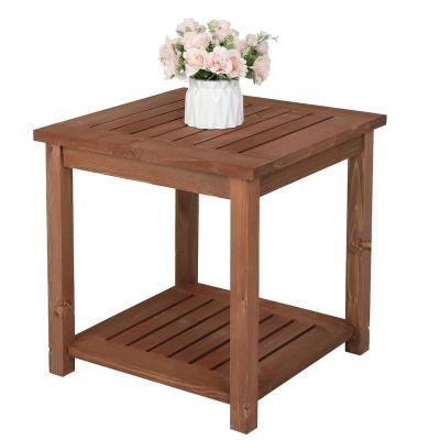 China Modern solid wood coffee table side table outdoor end table for home decoration for sale