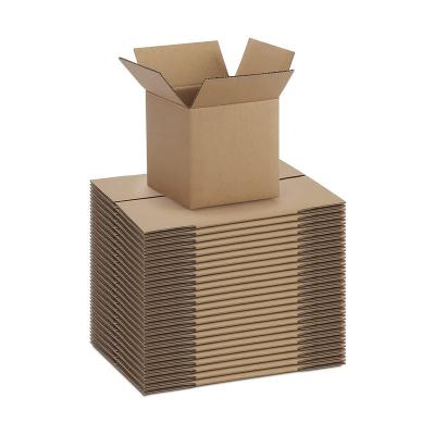 China Recycled Recyclable Paper Cardboard B Corrugated Box High Quality Packaging Materials 3 Ply Shipping Moving Boxes for sale