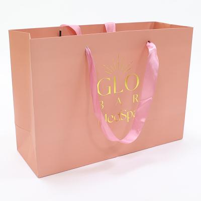 China Factory Wholesale Recyclable Luxury Gift OEM Kraft Paper Gift Bag Custom Paper Bags With Logo for sale