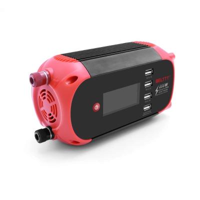 China car power inverter 300w 12v 220v 300watt inversor with smart lcd display 255*150*71mm for sale