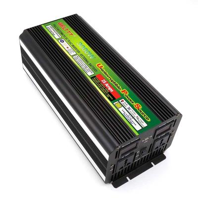 China New or Home or Car Solar Power System Design BELTTT DC12 to AC220V Inverter 3000W Power Inverter Supply for Car Camping for sale