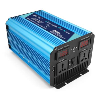 China Pure Sine Wave Power Inverter 1000w 12v 24v dc to ac 220v 230v 240v EU 309 type converter **180*142 for sale