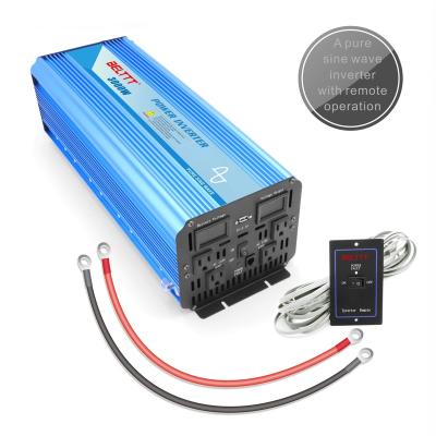 China free shipping home solar power system 3000w 3kva inverter 12v/24v dc to ac 110v/120v/220v solar inverter with remote control pure sine wave inverter for sale