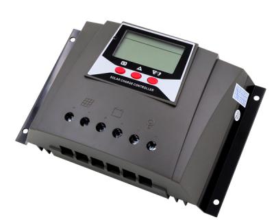 China Solar Charger Controller PWM Charge Controller 60amp12V24V36V48V With LCD Display for sale