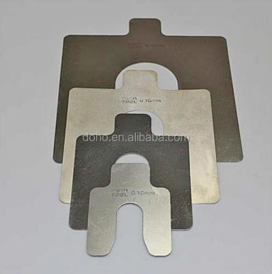 China Smooth Customized Stainless Steel U Slotted Shims Factory for sale