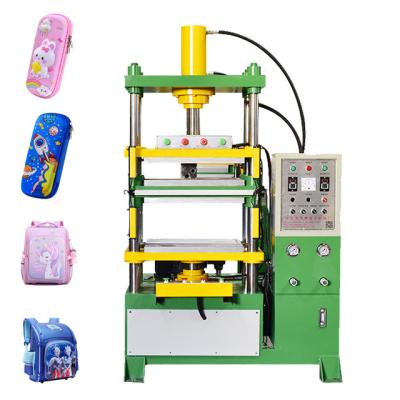 China Other Double layer cold pressing hydraulic press for upper and lower cylinders  EVA backpack stationery box molding machine artifact for sale