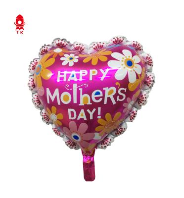 China Gift Inflatable Toy Happy Mother's Day Red 55cm/22/Pink Thumb Foil Balloon for sale