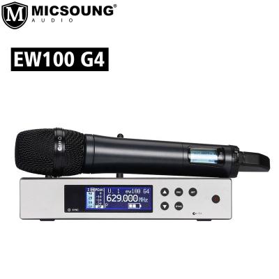 China Microphone EW 100 G4-835-S-C Soft Wireless Dynamic Cardioid Handheld Microphone System Singing Karaoke Speech for sale