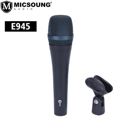 China Handheld Microphone Professional Performance Dynamic Microphone e900 e945 Karaoke System For DJ Mixer Singing Moving Coil MIC for sale