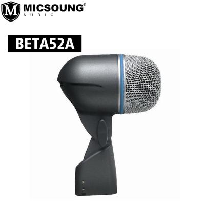 China Professional Studio Mic Dynamic Bass Kick Drum Microphone Stage BETA52A Big Shock Mount Percussion Instrument for sale