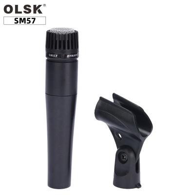 China Hot Selling Mic Recording Studio Microfone Vocal Cardioid Dynamic Drum Handheld Microphone Instrument SM57 Handheld Cable Condenser Microphone for sale