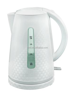 China 360 Degree Best Quality 360 Degree Low Rotation 1.7L Tea Maker Plastic Electric Cordless Kettle for sale