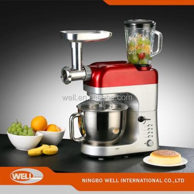 China Multifunctional Tabletop Beater Ejector Knob Mixer with Chopper and Blender for sale