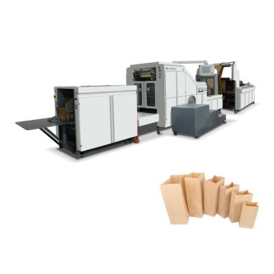 China Factory High Speed ​​Automatic Square Bottom Paper Bag Making Machine Food Technical Sales Pcs Video Support Factory Printing Weight Origin for sale