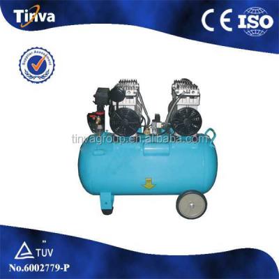 China Machine used dental portable air compressor 1.1 portable air compressor slient oil free for sale