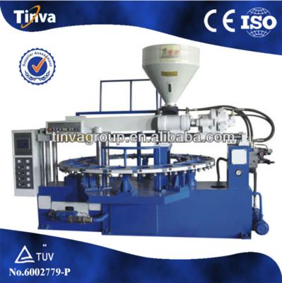 China Horizontal Automatic PVC Slipper Strap Injection Making Machine for sale