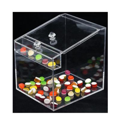 China Large Modern Clear Sweet Acrylic Display Boxes Candy Showcase for sale