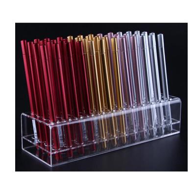 China Acrylic Desktop Organizer Clear Acrylic Pen Makeup Brush Storage Holder for sale