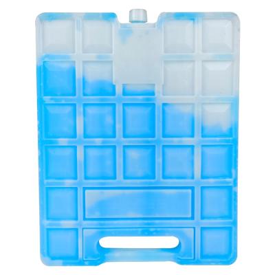 China Plastic Material Freeze Blue Ice Pack Insulated Cool Freezer Bricks 1000G for sale